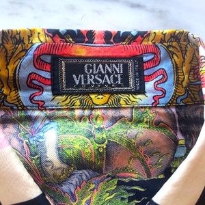 COUTURE VERSACE VINTAGE SILK BLOUSE / SHIRT